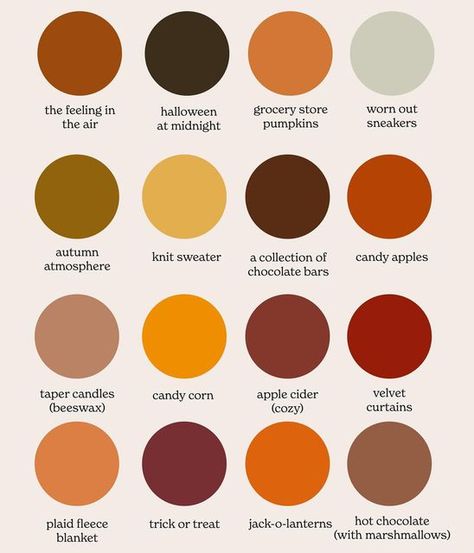 Jenna O’Brien | Designer on Instagram: "Happy October 🎃 Which color gets you in the fall mood?!" Zodiac Signs Colors, November Colors, Fall Room Decor, Fall Mood, Happy October, Dark Autumn, Fall Color Palette, Pumpkin Colors, Color Psychology