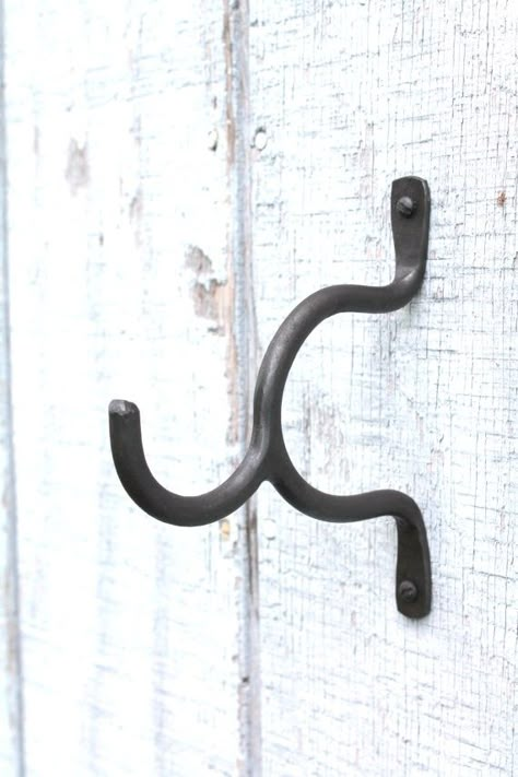 Cast Iron Hook Etsy, Remodelista (To hang cast iron skillets?) Pergola Plans Roofs, Lantern Plant, Lantern Hooks, Iron Lantern, Background Stand, Cast Iron Hooks, Hanging Curtain, Curtain Rod Holders, Double Rod Curtains