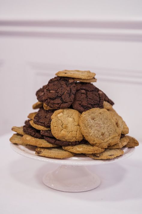 A plate of cookies to help yourself to at the wedding reception Cookie Tower Cake, Cookie Tower, Salon Openings, Kent Wedding Venues, Royal Tunbridge Wells, Stunning Wedding Venues, Kent Wedding, Tunbridge Wells, Best Wedding Venues