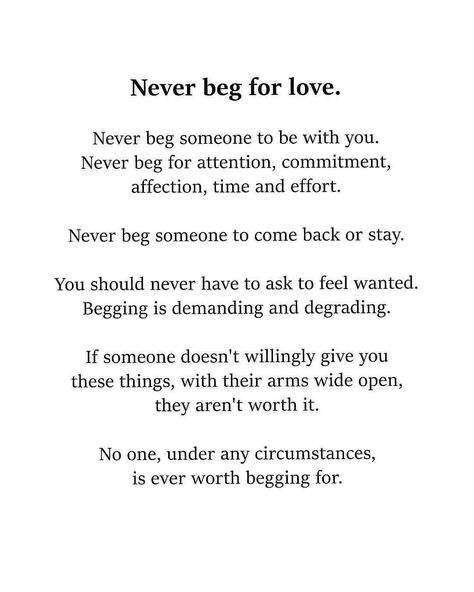 Positive Quotes & Vibes on Instagram: “If you want to be respected by others, the great thing is to respect yourself. Only by that, only by self-respect will you compel others to…” Never Beg For Love, Respect Yourself Quotes, Never Beg, Beg For Love, Best Friend Quotes Meaningful, Self Respect Quotes, Respect Quotes, Respect Women Quotes, Motivation Positive