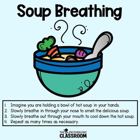 Angie Olson on Instagram: “Breathing techniques...have you heard of them?  Do you use them?  They can make a BIG impact on your students when it comes to managing…” Calm Down Center, Calm Down Kit, Classroom Wishlist, Card Workout, Calm Down Corner, Calming Strategies, Nonsense Words, Mindfulness For Kids, Breathing Techniques