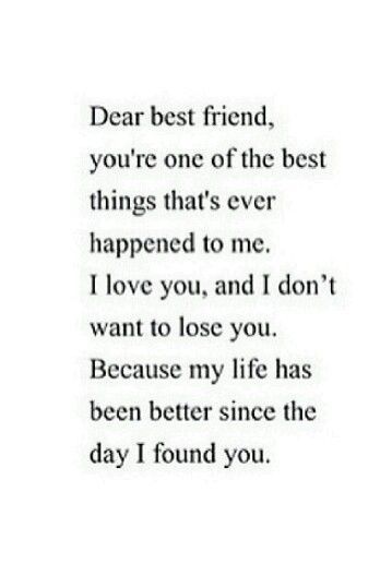 Friend Quotes Meaningful, Letter To Best Friend, Best Friend Love Quotes, To Best Friend, Love You Bestie, Dont Want To Lose You, Best Friend Quotes Meaningful, Dear Best Friend, Quotes Meaningful