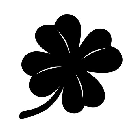 Four Leaf Clover Tattoo Black, Black And White Clover Tattoo, Clover Tattoo Black And White, Clover Picture, Four Leaf Clover Tattoos, 4 Leaf Clover Tattoo, Tattoos Black And White, Leaf Clover Tattoo, Four Leaf Clover Tattoo