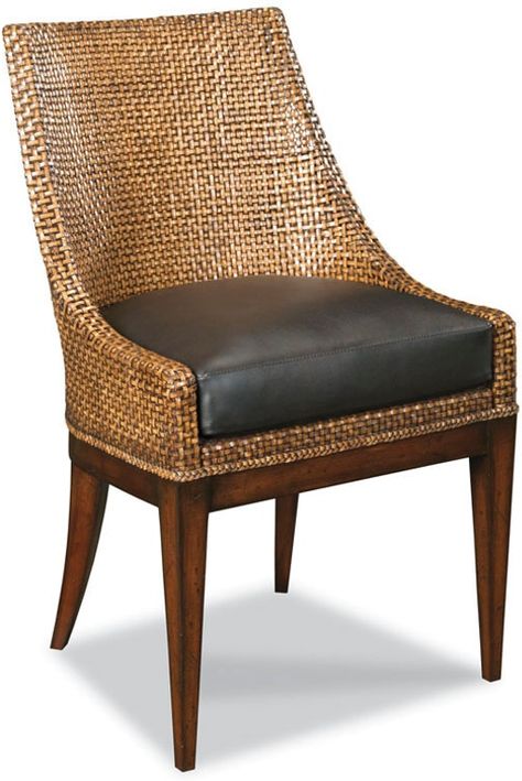 Woodbridge Furniture Dining Room Woven Leather Chair 7178-03 - Gorman's - Metro Detroit and Grand Woven Leather Chair, Woven Leather Dining Chair, Dining Chair Upholstery, Woodbridge Furniture, Leather Dining Chair, Leather Side Chair, Gaming Chairs, Leather Dining Chairs, Leather Dining