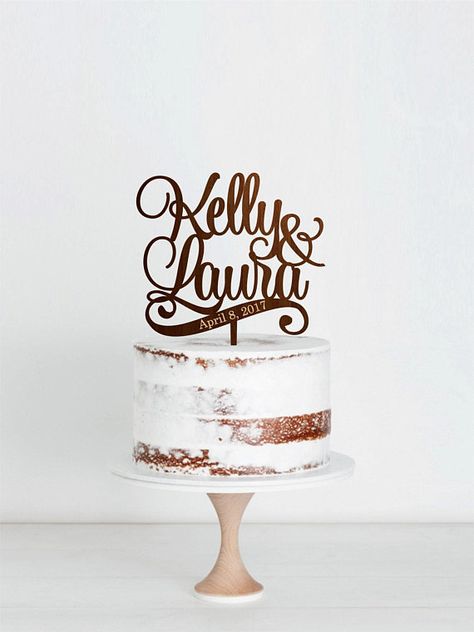 Rustic Wedding Cake Toppers, Rustic Cake Toppers, Personalized Wedding Cake Toppers, Wooden Cake, Custom Wedding Cake Toppers, Rustic Wedding Cake, Rustic Cake, Personalized Cakes, Mr And Mrs Wedding