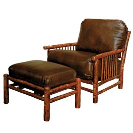 Rustic Chairs & Old Hickory Ottomans Lodge Sofa, Cabin Sofa, Cabin Chair, Rustic Chairs, Rustic Sofa, Rustic Office, Lounge Chair And Ottoman, Cabin Furniture, Black Forest Decor