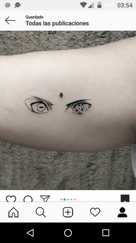 Kakashi Tattoo, Tato Naruto, Sasuke And Naruto, Naruto Eyes, Naruto Tattoo, Tattoo Master, Matching Tattoo, Makeup Tattoos, Free Tattoo