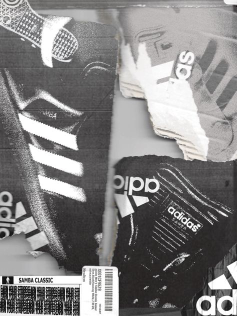 Mixed Media Art, Adidas, Samba, Poster, Design, Inspo Adidas Poster, Adidas Aesthetic, Dystopian Art, Adidas Ad, Adidas Art, Shoe Poster, Y2k Posters, Adidas Wallpapers, Ad Poster