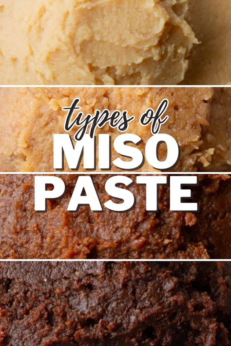 Types of Miso Paste Explained and Which One to Choose? - Chef JA Cooks What Is Miso Paste, Miso Paste Recipes Homemade, Uses For Miso Paste, How To Make Miso Paste, Recipes With White Miso Paste, Red Miso Paste Recipes, Red Miso Recipes, White Miso Paste Recipes, White Miso Recipes