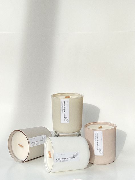 Scented Candles Packaging, Candle Packaging Design, Candle Labels Design, Gifts Boxes, Label Ideas, Diy Candles Scented, Candle Making Business, Candles Photography, Candle Gifts