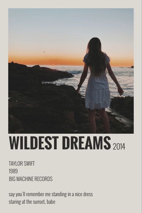 polaroid posters Wildest Dreams Taylor Swift, Taylor Swift Discography, Minimalist Music, Polaroid Posters, Polaroid Wall, Taylor Songs, Music Poster Ideas, Vintage Music Posters, Music Poster Design