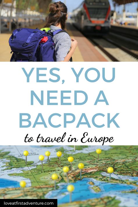 Are you going to Europe for a few weeks or months? Not sure if you need to take a backpack, or if a rolling suitcase will do? Check out why YES, you need to purchase a backpack for your European adventure. #backpackingeurope #backpacker #travelgear Travel Around Europe, Backpacking Europe, Travel Europe, Travel Gear, Travel Around, Do You Need, Backpacking, Europe Travel, Take A