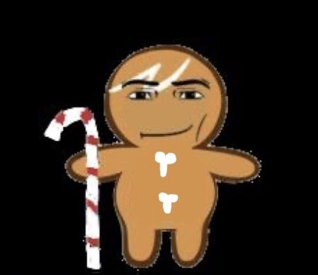 Gingerbread Cookie Run, Aesthetic Gingerbread Man, Cursed Gingerbread Man, Weird Cookies, Funny Gingerbread Men, Warehouse Aesthetic, Mommy Material, Cookie Run Funny Images, Fire Emoji