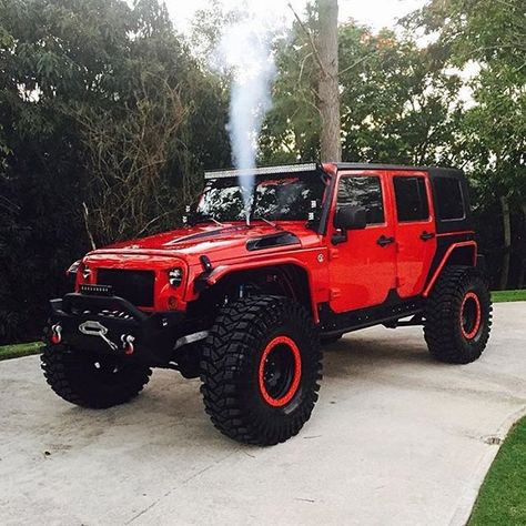 @prpatrol #jeep #jk Follow my other pages @So_Many_Jeeps @OffroadAndMudding @TrucksAndTrucks Join the forum on the new website www.jeepsandjeeps.com Red Jeep Wrangler, Orange Jeep, Mobil Off Road, Off Road Jeep, Auto Jeep, Red Cars, Badass Jeep, Cars Accessories, Jeep Photos