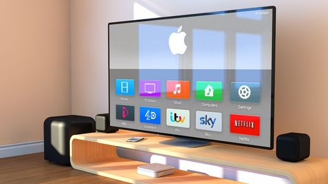 House Gadgets Technology, Apple Tv Aesthetic, Tv 70, Big Television, Tim Cook, New Television, Big Tv, Tv Services, New Tv