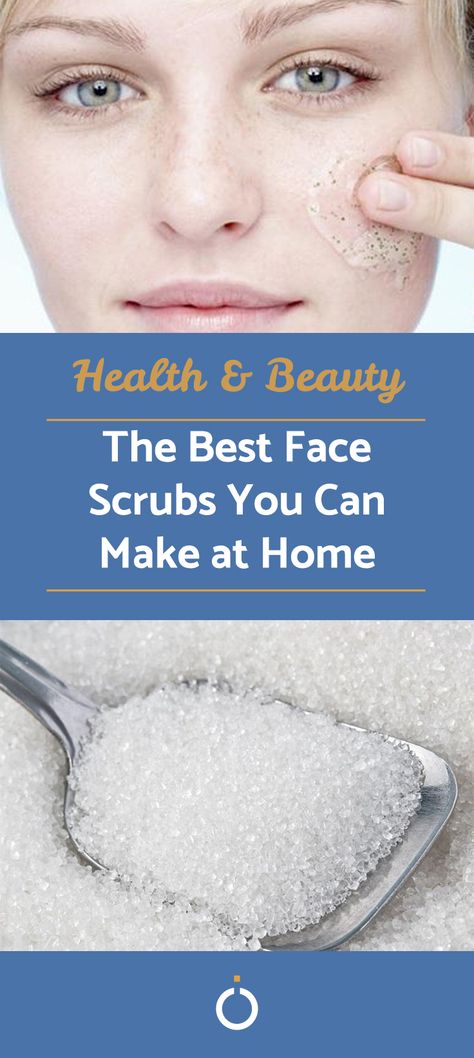 While you may spend a little extra money finding an expensive facial scrub in a store, but this doesn't mean it's necessarily better. Homemade facial scrubs are natural, cheap and, most importantly, effective. Here are some of the best face scrubs you can make at home. #facial #scrubs #homemade #DIY #skincare How To Make Facial Scrub At Home, Home Remedy Face Scrub, Best Exfoliator For Face At Home, How To Make A Facial Scrub Homemade, Diy Facial Scrub For Dry Skin, Homemade Facial Exfoliator, Diy Acne Face Scrub, Home Made Scrubs Face Exfoliate, How To Use Scrub On Face