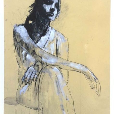 Mark Demsteader Emma Hall Figurative art Mark Demsteader, The White Room, Life Drawing Classes, Figurative Artists, Oil Portrait, Arte Inspo, A Level Art, White Room, Life Drawing