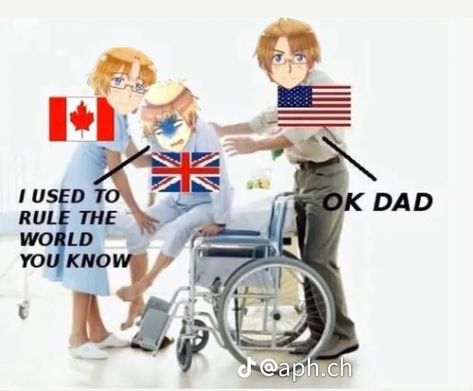 Canada Hetalia, Hetalia Memes, Bad Touch Trio, Hetalia Canada, Hetalia England, Human Flag, Hetalia America, Hetalia Funny, History Jokes