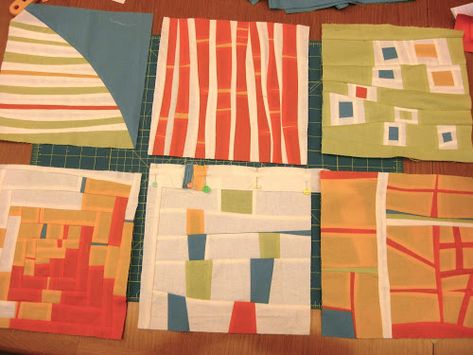 Freeform Quilt, Canvas Headboard, Improv Quilt, Modern Quilt Blocks, Improv Quilting, Quilting Tutorial, Improv Quilts, Abstract Quilt, Quilt Modernen