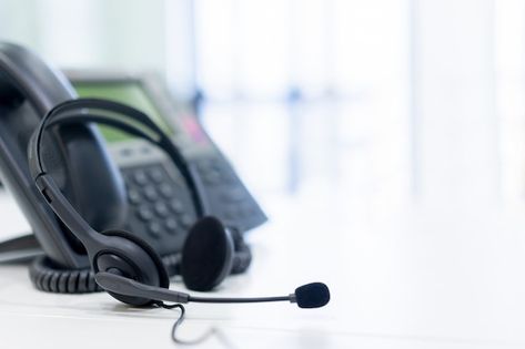 Headset with telephone devices at office... | Premium Photo #Freepik #photo #call-service #service-desk #call-center #call-centre Customer Experience Design, Firewall Security, Call Centre, Pc Repair, Mail Marketing, Cellular Phone, Internet Business, Call Center, Experience Design