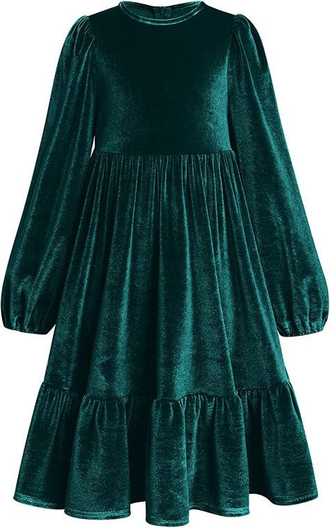 Christmas Party Dress Casual, Velvet Christmas Dress, Girls Velvet Dress, Vintage Velvet Dress, Toddler Christmas Dress, Sleeved Velvet Dress, Girls Long Sleeve Dresses, Velvet Party Dress, Velvet Christmas