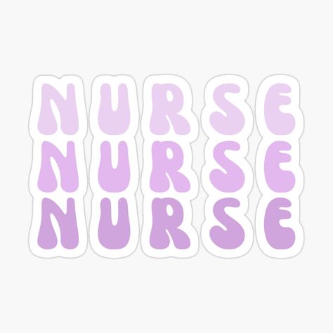 Nursing Aesthetic, Nurse Logo, Widget Board, Nurse Quotes, Board Ideas, Logo Sticker, Vimeo Logo, Sticker Design, Nursing