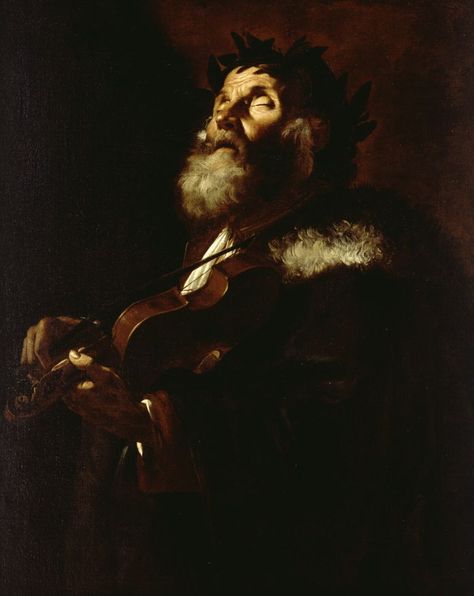 'Homer' by Mattia Preti. Homer Poet, Gian Lorenzo Bernini, Willem De Kooning, The Poet, The Vatican, Caravaggio, Large Picture Frames, Chiaroscuro, Large Picture