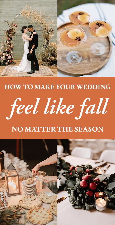 How to Make Your Wedding Feel Like Fall (No Matter the Season) | Junebug Weddings Fall Wedding Trends, Wedding Planning List, Easy Wedding Planning, Wedding Dr, June Bug, Wedding Planning Timeline, Wedding Countdown, Fall Wedding Flowers, Wedding Inspiration Fall