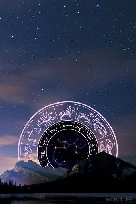 collage of a cloudy and starry sunset sky over mountains in Banff. a purple illustrated wheel of zodiac signs sits behind the mountains. inside the wheel sits a starry sky with a constellation of the zodiac sign, Sagittarius. Aesthetic Wallpaper Astrology, Cool Wallpapers Space, Aesthetic Astrology Wallpaper, Space Wallpaper Aesthetic, Horoscope Signs Dates, Astrology Aesthetic, Sagittarius Traits, Horoscope Art, Sagittarius Season