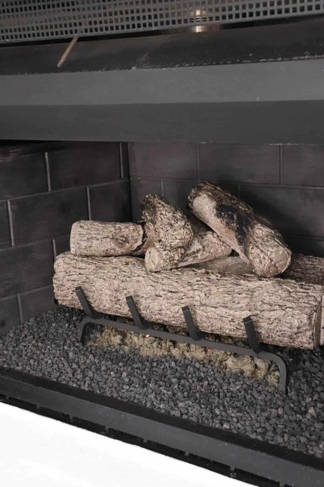 Fireplace Glass Rocks With Logs, Gas Fireplace Logs Ideas, Electric Fireplace Logs Insert, Gas Fireplace Rocks, Gas Fire Logs, Fireplace Glass Rocks, Propane Gas Fireplace, Electric Fireplace Logs, Ventless Gas Logs