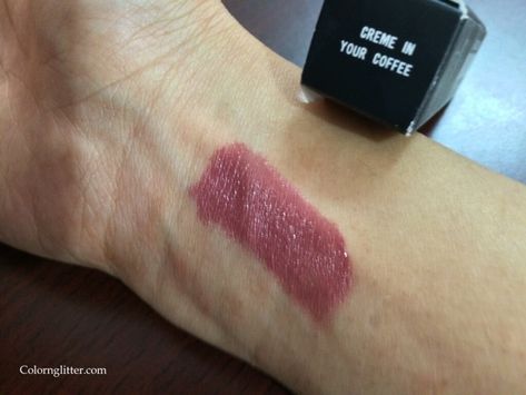 Mac Creme In Your Coffee, Coffee Lipstick, Autumn Deep, Neutral Lipstick, Mac Lipstick Swatches, Mac Lipstick Shades, Kylie Makeup, Mac Lipsticks, Gloss Eyeshadow