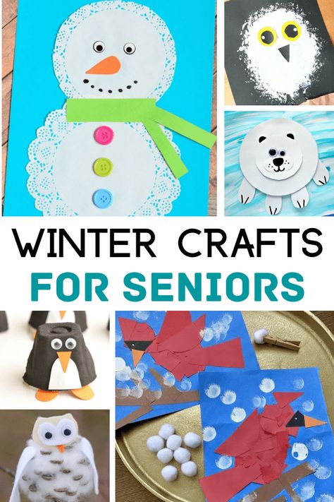 winter crafts for seniors Easy Winter Crafts For Seniors, Winter Crafts For Seniors Assisted Living, January Activities For Senior Citizens, Crafts For January For Seniors, Crafts For Memory Care Seniors, Art For Elderly Nursing Homes, Activities For January For Seniors, Holiday Crafts For Seniors, Christmas Crafts For Elderly Assisted Living