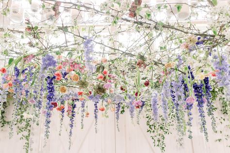 Gorgeous Wildflower Wedding Inspiration Wildflower Chuppah, Wildflower Backdrop, Wildflower Weddings, Debut Party, Wildflower Decor, Wedding Space, Belle Cake, Smith Wedding, Wedding Ambiance