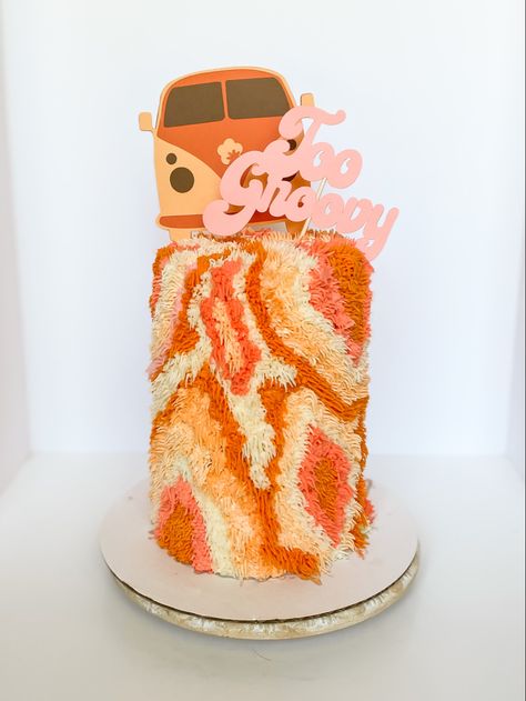 70s Themed Birthday Cake Ideas, 70s Theme Smash Cake, Two Groovy Birthday Cake Ideas, 70s Birthday Cake Ideas, 70s Theme Birthday Cake, 70s Themed Cake, 2 Groovy Birthday Cake, Two Groovy Cake Ideas, Two Groovy Cupcakes