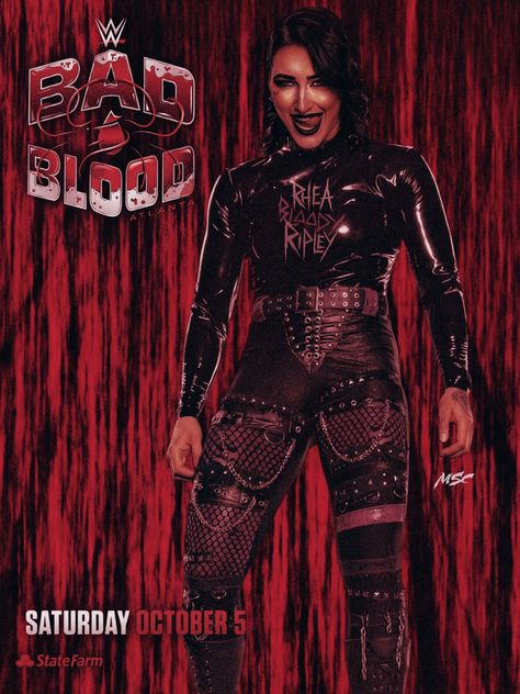 Wwe Bad Blood 2024, Rhea Ripley Crown Jewel 2023, Reah Ripley, Wwe Female, Survivor Series, Rhea Ripley, Wwe Female Wrestlers, Bad Blood, Wwe Womens