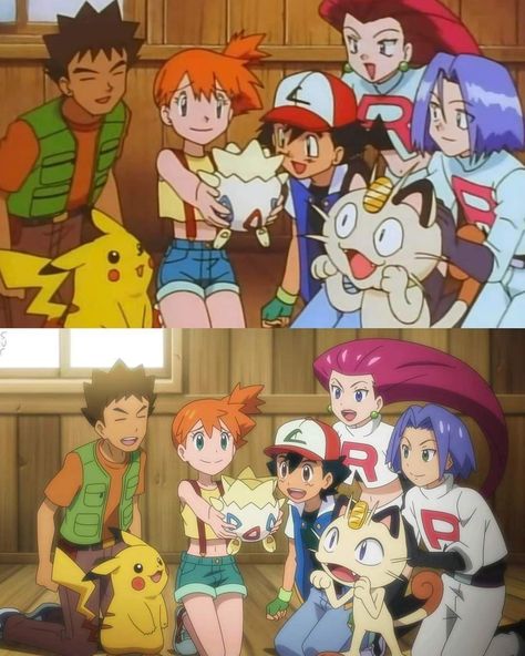 Pokemon Ash And Misty, Misty From Pokemon, Solgaleo Pokemon, Pokémon Heroes, Pokemon Crossover, Gen 1 Pokemon, Pokemon Adventures Manga, Ash And Misty, Pokemon Team