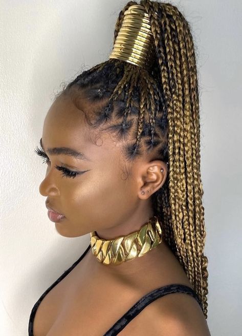 Goddess Reference, Black Women Braids, Faux Loc, Women Braids, Curly Crochet Hair Styles, Hippie Hair, Braids Hairstyles Pictures, Cute Box Braids Hairstyles, High Ponytail