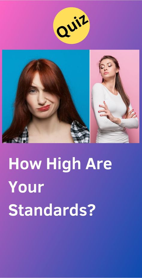 Set Sail on the S.S. Self-Discovery with Our “How High Are Your Standards?” Quiz! #yourmind #yourthoughts #inyourhead #innerpersonality #personalityQuizzes #whoareyou #aboutme #personality #Quizzes #quizzesfunny #funquizzestotake #me #quizzesaboutyou #ego #highstandards #feminine #femininity #elegance Personality Test Quiz, Quizzes Funny, Fun Personality Quizzes, Funny Life Lessons, Fun Quizzes To Take, Nutrition Science, Test Quiz, Quizzes For Fun, How High Are You