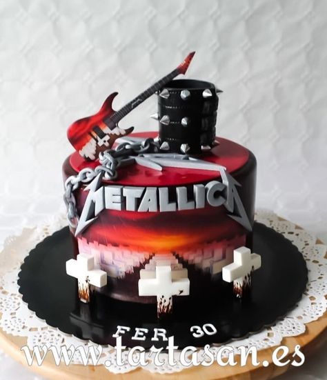 Music Cakes, Benjamin Button, Rock Cake, Pretty Birthday Cakes, Marzipan, Cute Cakes, Cake Inspiration, Cakes And More, Cute Food