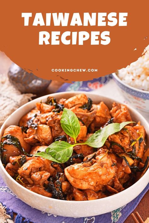 Refer to this list of the best Taiwanese recipes when you're in the mood for authentic flavors that truly capture the essence of Taiwan. Taiwanese Vegetarian Recipes, World Cuisine Recipes, Taiwanese Recipes Authentic, Taiwanese Food Recipe, Taiwanese Recipe, Taiwanese Dessert, Taiwan Recipes, Ti Food, Tai Food