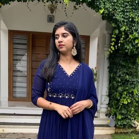 35 likes, 0 comments - thesheendesigns on January 29, 2024: "(Price -1,850 Rs) Dark blue pleated A line kurti with neck and sleeves adorned with cutbead hand..." A Line Kurti, Kurti Embroidery, Order Confirmation, January 29, Festival Wear, Dark Blue, A Line, How To Wear, Blue