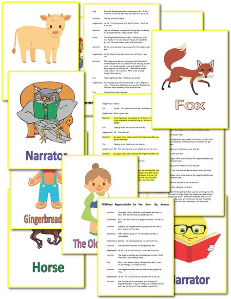 Preschool Readers Theater, Gingerbread Unit, Readers Theatre, Drama Activities, Reader's Theater, Teaching Drama, Clever Classroom, Readers Theater, Future Teacher