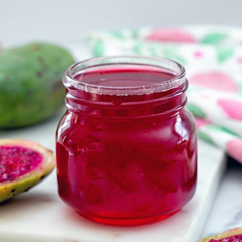 Prickly Pear Syrup Recipe, Pear Syrup Recipe, Prickly Pear Recipes, Shrub Drink, Pear Syrup, Shaved Ice Syrup, Blueberry Simple Syrup, Pistachio Syrup, Cranberry Simple Syrup