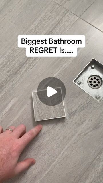 bathroom clips company on Instagram: "When it comes to using tile insert drains I do have a big regret.
My biggest regret is not using more long tiled insert drains.
In this video you see a small 100mm drain which in my opinion is more designed for external showers areas not for shower drains. The long tiled drains function so much better.
When renovating your next bathroom try long tiled drains for your shower #bathrooms #drains #bathroomrenovations #bathroomhack #bathroom #bathroommakeover" Linear Drains For Showers, Drains For Showers, Shower Drain Ideas, Linear Drain Shower, Biggest Regret, Trench Drain, Linear Drain, Bathroom Hacks, Shower Drains