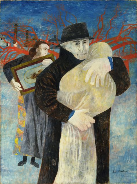 Expectant Father, Kaunas Lithuania, Ben Shahn, Social Realism, Raoul Dufy, Walker Evans, Willem De Kooning, Expressionist Art, Jewish Art