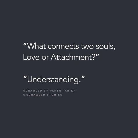 "It was never love or attraction which connected us. But it was our understanding which kept us along." Understanding Quotes, Two Souls, Heartfelt Quotes, Reality Quotes, True Words, True Quotes, Quotes Deep, Relationship Quotes, Words Quotes