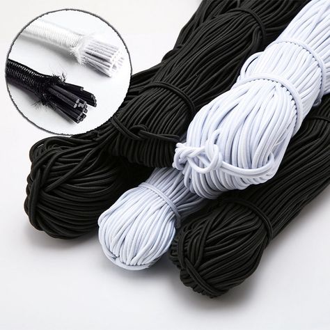 1/2/3/4/5/6MM Elastic Rope Multi-Purpose Sturdy Elastic String for Elastic Rubber Cord DIY Garment