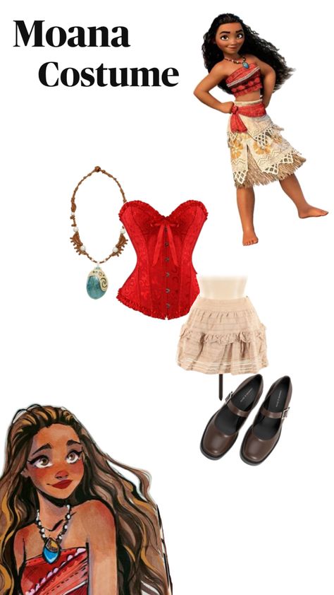 Moana Corset Costume, Moana Outfit, Moana Halloween Costume, Disney Princess Moana, Princess Moana, Corset Costumes, Princess Costume, Halloween Inspo, Disney Halloween