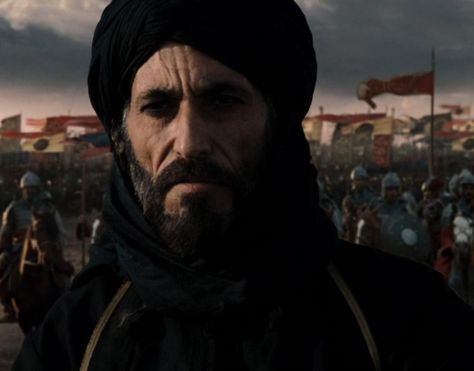 Ghassan Massoud as the Muslim Sultan of Damascus, Saladin, in 2005's "Kingdom of Heaven" 2005 Aesthetic, Salahuddin Ayyubi, Heaven Movie, King Baldwin, Epic Film, Black God, Girlfriend Goals, Kingdom Of Heaven, Islamic Paintings