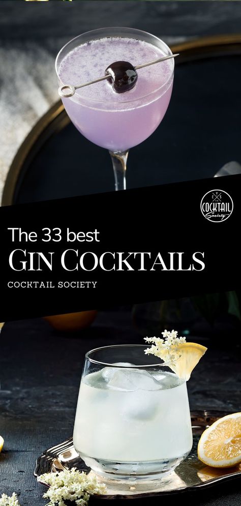 Gin Mixed Drinks, Gin Based Cocktails, Gin Drink Recipes, Easy Gin Cocktails, Cocktails Made With Gin, Gimlet Recipe, Mixology Recipes, Best Gin Cocktails, Craft Cocktail Recipe